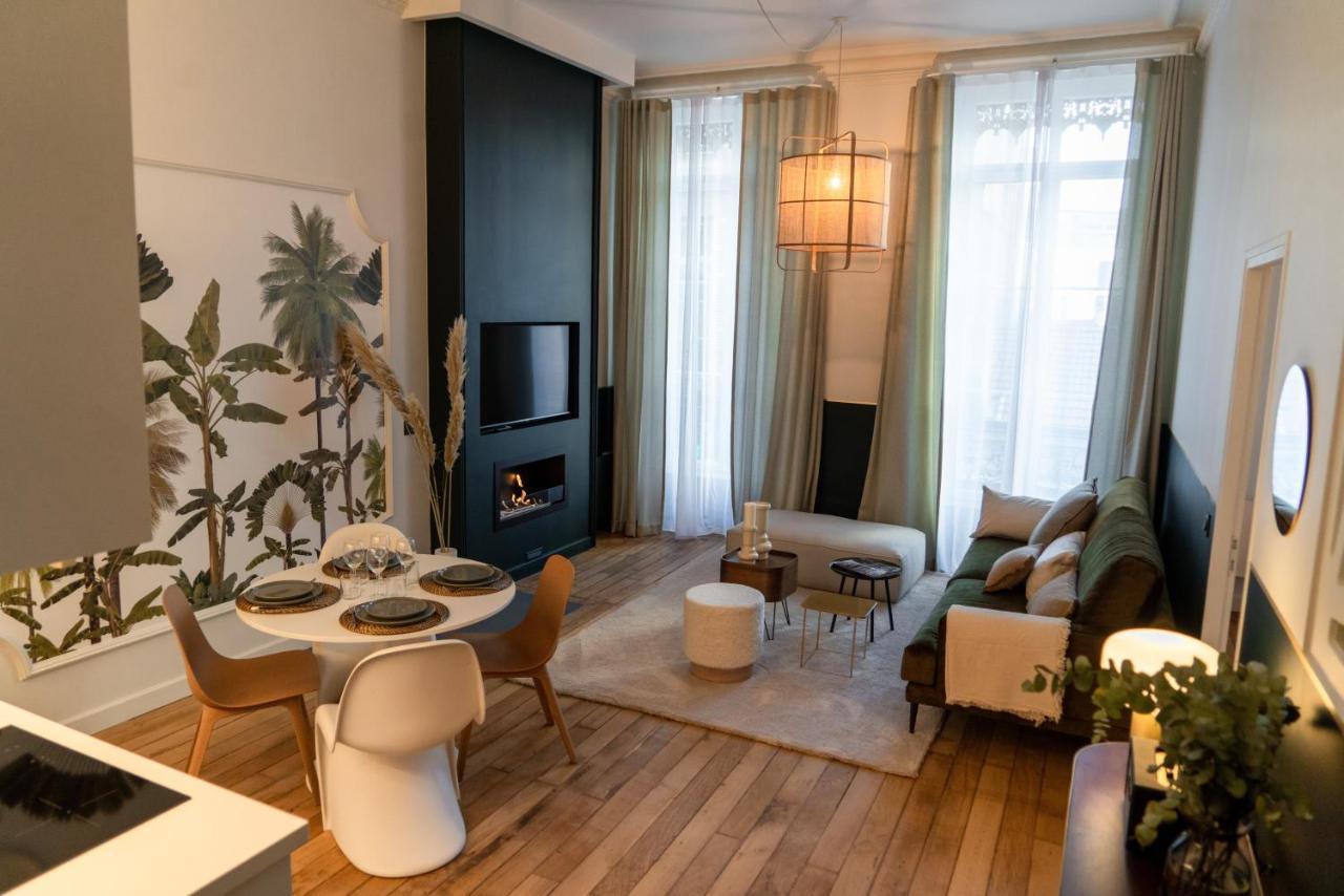 Beige Hospitalite - Coco - Hypercentre-2Chambres-Parking-Zen Сент-Этьен Экстерьер фото